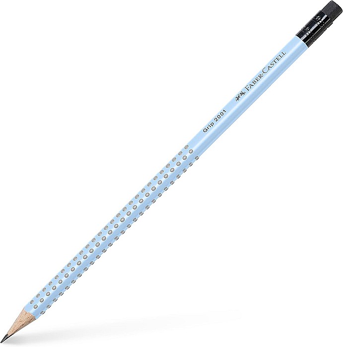 LEC CREION GRAFIT B GRIP 2001 FABER-CASTELL CU RADIERA FC217274 BLUE SKY [1]