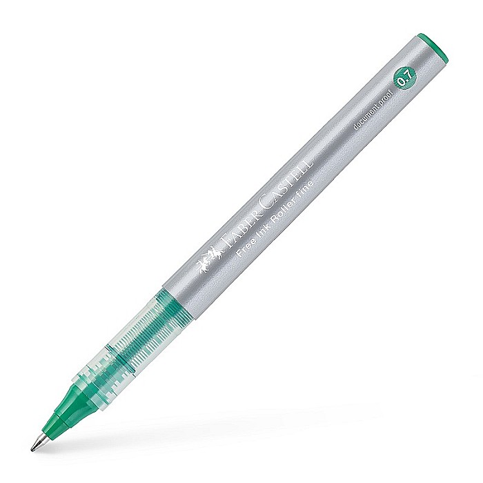 LEC ROLLER DOCUMENTE FABER-CASTELL FREE INK 0.7MM VERDE FC348163 [1]