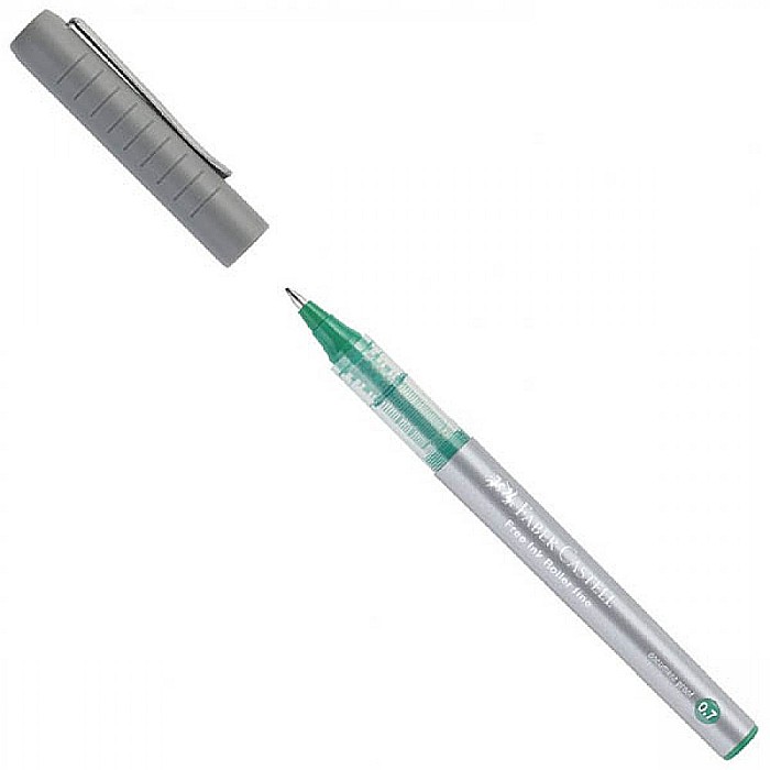 LEC ROLLER DOCUMENTE FABER-CASTELL FREE INK 0.7MM VERDE FC348163 [2]