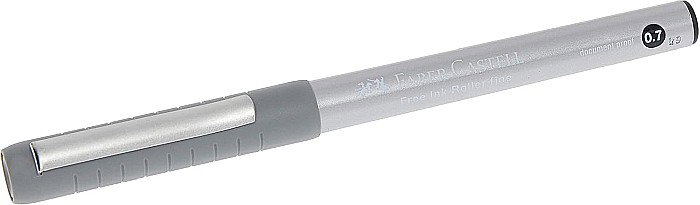 ROLLER DOCUMENTE FABER-CASTELL FREE INK 0.7MM NEGRU FC348199 [1]