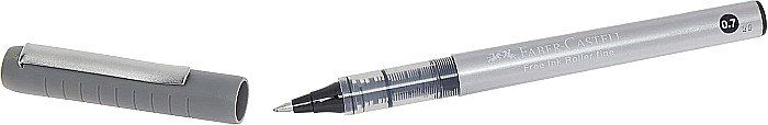 ROLLER DOCUMENTE FABER-CASTELL FREE INK 0.7MM NEGRU FC348199 [2]