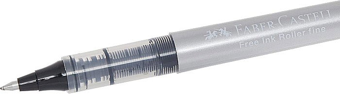 ROLLER DOCUMENTE FABER-CASTELL FREE INK 0.7MM NEGRU FC348199 [3]