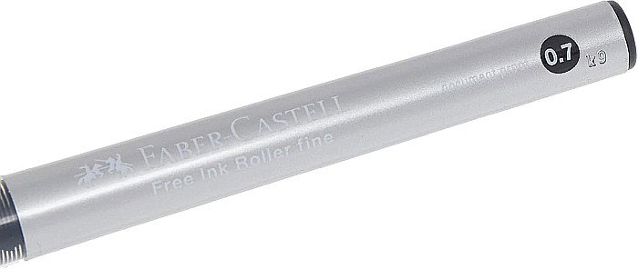 ROLLER DOCUMENTE FABER-CASTELL FREE INK 0.7MM NEGRU FC348199 [4]