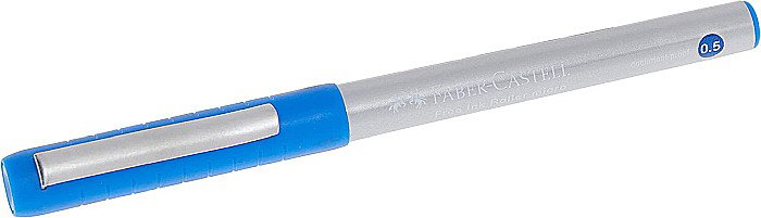 ROLLER DOCUMENTE FABER-CASTELL FREE INK 0.5MM ALBASTRU FC348501 [1]