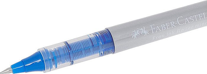 ROLLER DOCUMENTE FABER-CASTELL FREE INK 0.5MM ALBASTRU FC348501 [3]