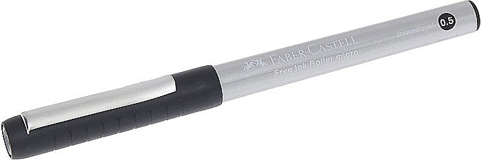 ROLLER DOCUMENTE FABER-CASTELL FREE INK 0.5MM NEGRU FC348502 [1]