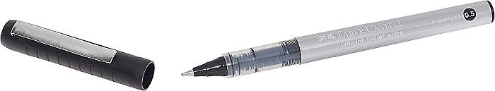 ROLLER DOCUMENTE FABER-CASTELL FREE INK 0.5MM NEGRU FC348502 [2]