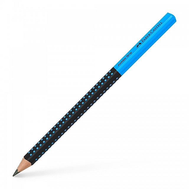 LEC CREION GRAFIT B JUMBO GRIP TWO TONE FABER-CASTELL, NEGRU/ BLEU  FC511910 [1]