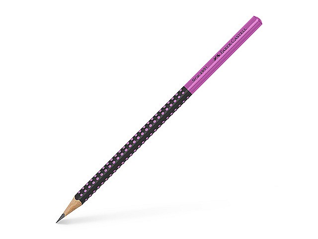 LEC CREION GRAFIT B GRIP 2001 TWO TONE FABER-CASTELL NEGRU/ROZ FC517011 [1]
