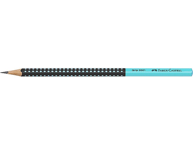 LEC CREION GRAFIT HB GRIP 2001 TWO TONE FABER-CASTELL NEGRU/TURCOAZ FC517012 [2]