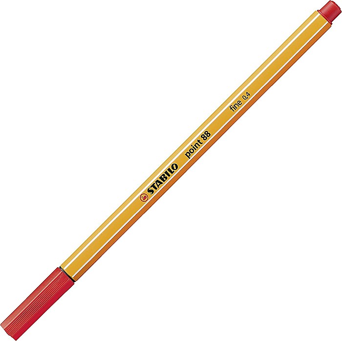 STABILO LINER POINT 88 0.4MM ROSU 88/40 0358840A [1]