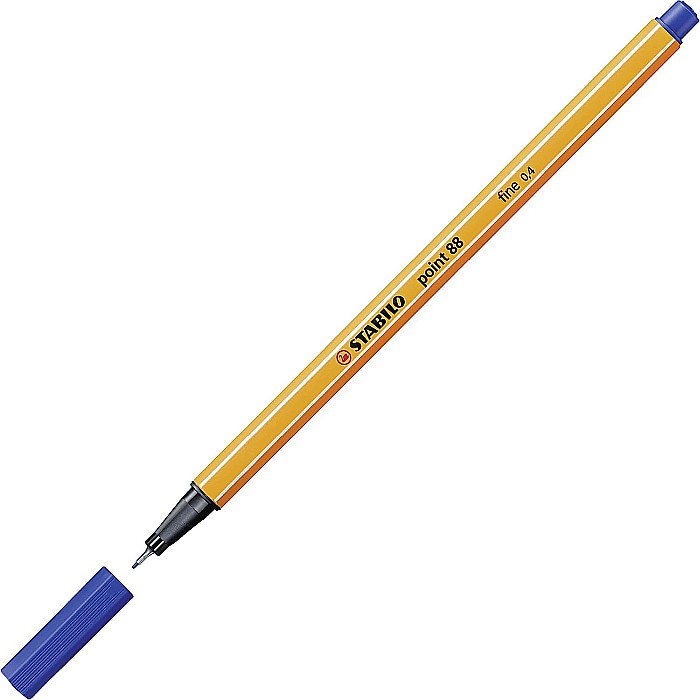 STABILO LINER POINT 88 0.4MM ALBASTRU INCHIS 88/41 0358841A [2]