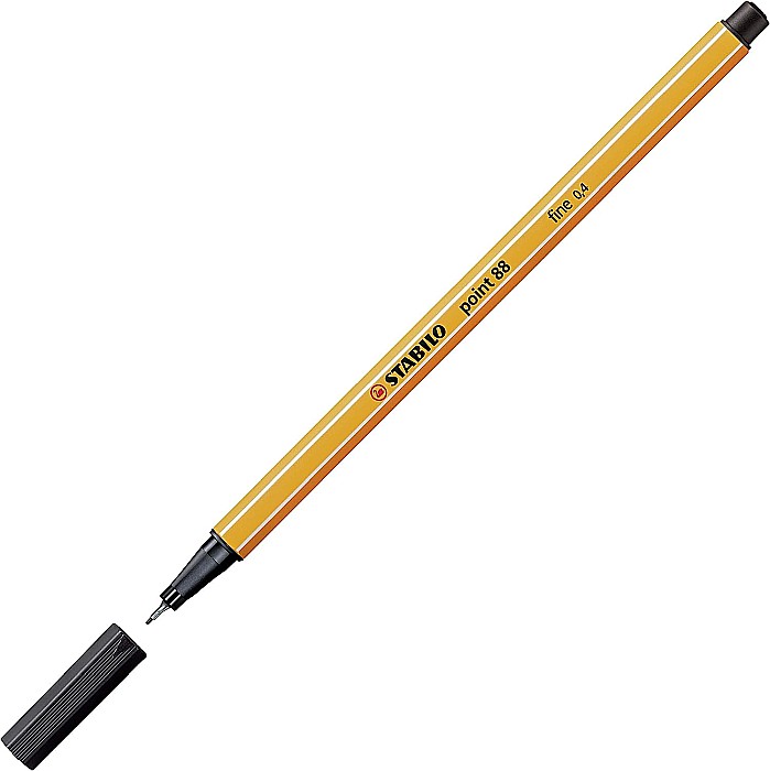 STABILO LINER POINT 88 0.4MM NEGRU 88/46 0358846A [2]