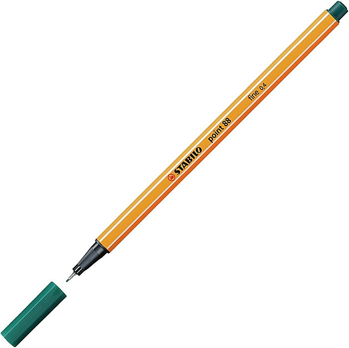 STABILO LINER POINT 88 0.4MM VERDE PIN 88/53 0358853A [2]