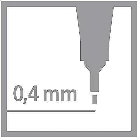 STABILO LINER POINT 88 0.4MM GALBEN LAMAI 88/24 0358824A [4]