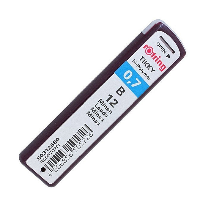 MINA CREION ROTRING TIKKY 0.7MM B 12/SET RO312680 [1]
