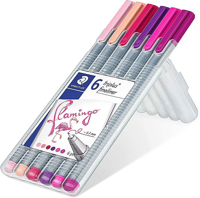GRI FINELINER STAEDTLER TRIPLUS 6/SET 334SB6CS6 FLAMINGO [2]