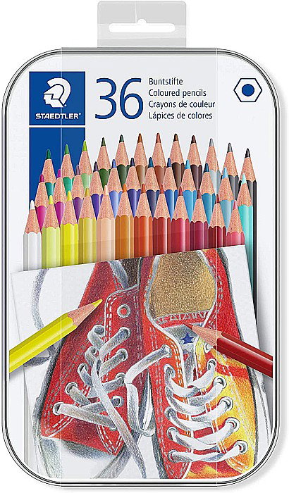 GRI CREION COLOR HEXAGONAL STAEDTLER 36/SET CUTIE METALICA ST-175-M36 [1]
