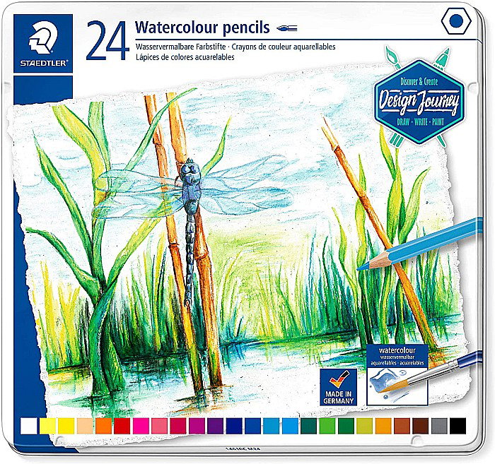 CREIOANE COLORATE AQUARELL STAEDTLER 24/SET CUTIE METALICA ST-14610C-M24 [1]