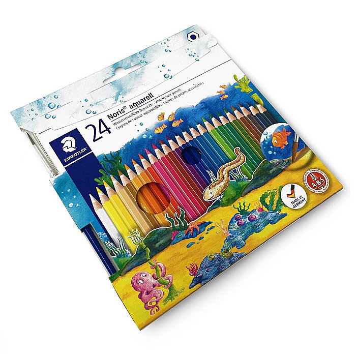 GRI CREIOANE COLORATE 24/SET AQUARELL STAEDTLER 14410NC24 [1]