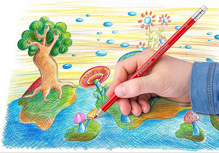 GRI CREIOANE COLORATE 12/SET CU RADIERA STAEDTLER 14450NC12 [4]