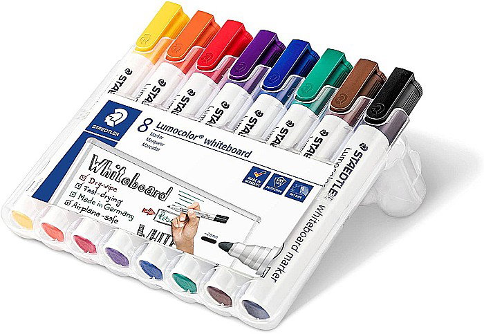 GRI MARKER STAEDTLER WHITEBOARD 8/SET 351WP8 [2]