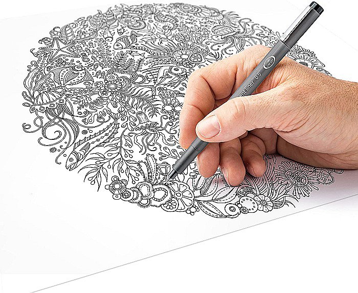 GRI FINELINER STAEDTLER PIGMENT 4+2 308SB6P [5]