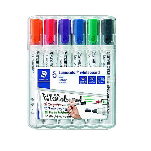 GRI MARKER STAEDTLER WHITEBOARD 351WP6 6/SET [1]