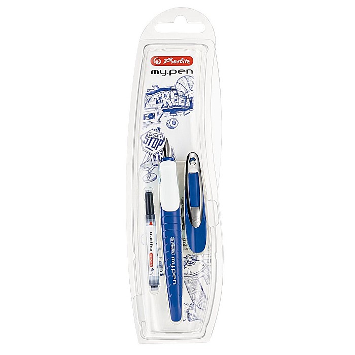 STILOU HERLITZ MYPEN M ALBASTRU/ALB 50046775 [1]