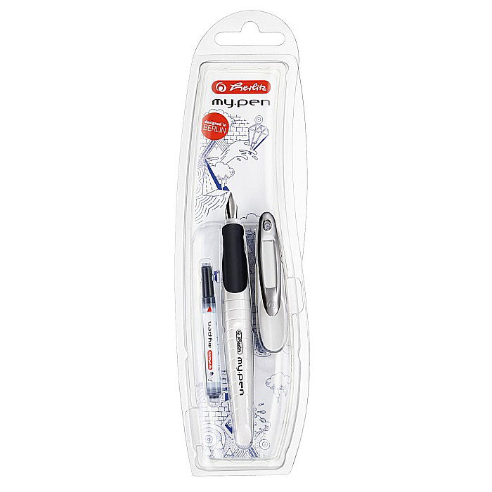 HE STILOU HERLITZ MYPEN ALB/NEGRU 10999738 [3]