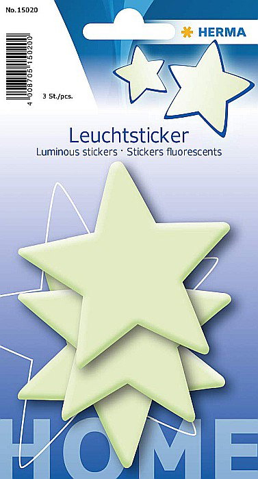 TOR STICKER STEA FOSFORESCENTA 3/SET HERMA 15020 [1]