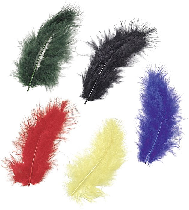 KP PENE DECOR MARABOU 10CM 15/SET CULORI ASORTATE 6619983 [1]