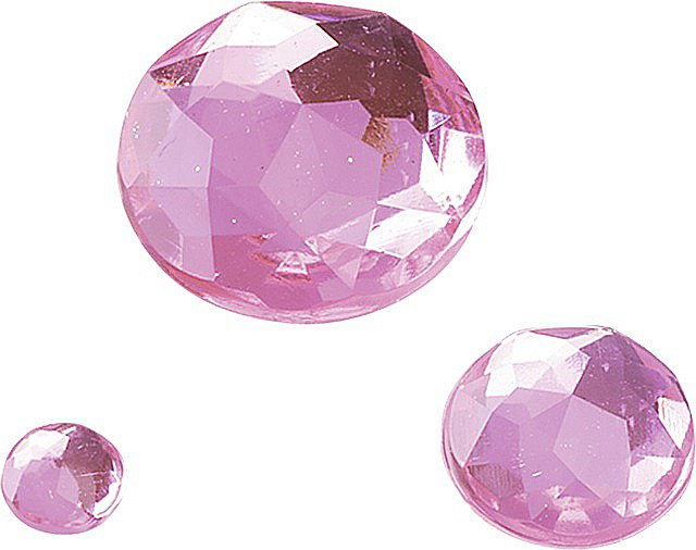 KP CRISTALE DECOR MIX 100/SET ROZ TRANDAFIRIU 2282127 [1]