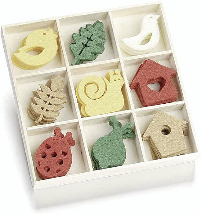 KP DECORATIUNI PASLA 45/SET MELC, PASARE, COLIVIE 8001232 [1]