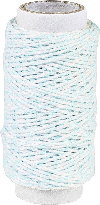 KP SFOARA BUMBAC 1MM*20M ALB-TURQUOISE 62660014 [1]