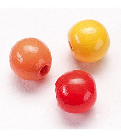 KP MARGELE LEMN 8 MM 85/SET MIX PORTOCALIU 6012802 [1]
