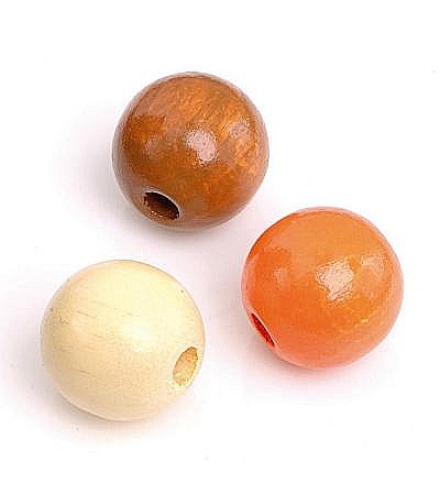 KP MARGELE LEMN 8 MM 85/SET MIX NATUR PORTOCALIU 6012801 [1]