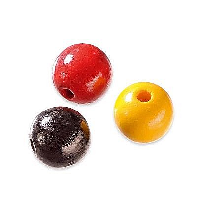 KP MARGELE LEMN 8 MM 85/SET MIX GALBEN ROSU NEGRU 6012803 [1]