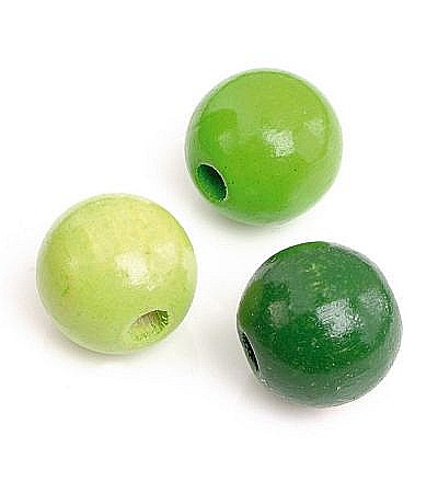 KP MARGELE LEMN 8 MM 85/SET MIX VERDE 6012808 [1]