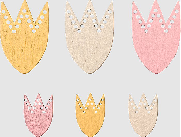 KP DECORATIUNI LEMN 54/SET LALELE 8001302 [1]