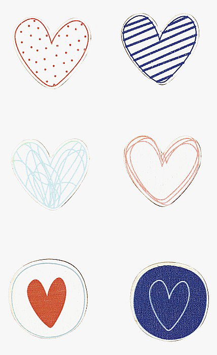 KP STICKER DECOR LEMN 3-3CM INIMI 8001326 [1]