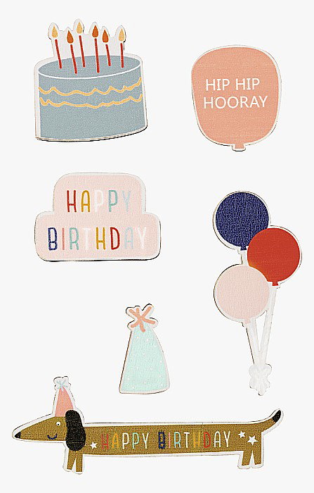 KP STICKER DECOR LEMN 1.5-8CM HAPPY BIRTHDAY 8001331 [1]