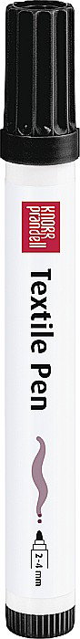 KP MARKER TEXTILE 2-4MM VF ROTUND NEGRU 9245018 [1]