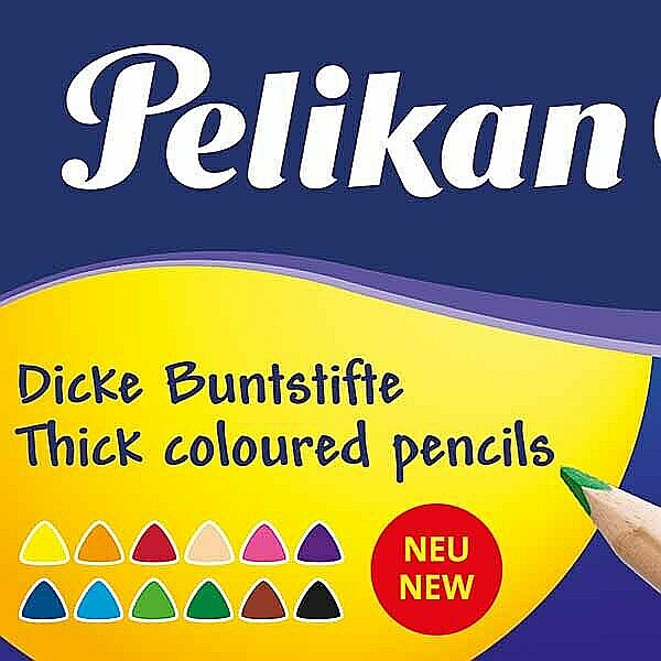 HE CREIOANE COLORATE 12/SET PELIKAN 700047 TRIUNGHIULARE [4]