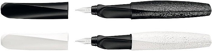HE STILOU PELIKAN TWIST M GRIP ERGONOMIC ALB/NEGRU  CU 2 REZERVE 824637 [4]