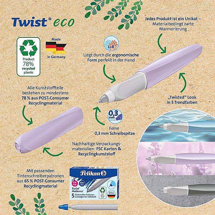 ROLLER PELIKAN TWIST ECO 824668 MOV DESCHIS [7]