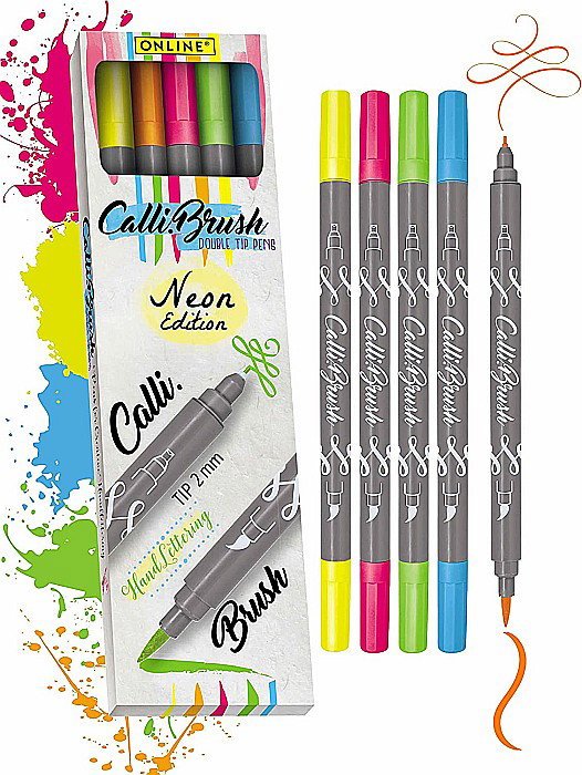 ONLINE CARIOCA TIP PENSULA 2 CAPETE CALLI.BRUSH NEON 5/SET 19078 [1]
