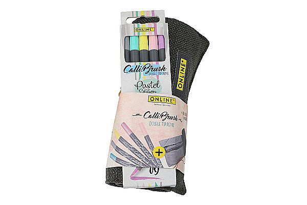 ONLINE PENAR CALLI.BRUSH ECHIPAT, 5 CARIOCI TIP PENSULA 2 CAPETE PASTEL 19130 [1]