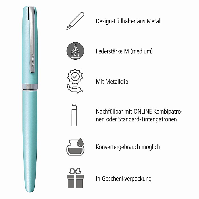 ONLINE STILOU ELEGANZA SATIN TURQUOISE 34640 [2]