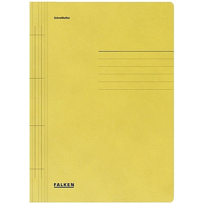 DOSAR DE CARTON CU SINA A4 FALKEN, GALBEN 80000425002F [1]